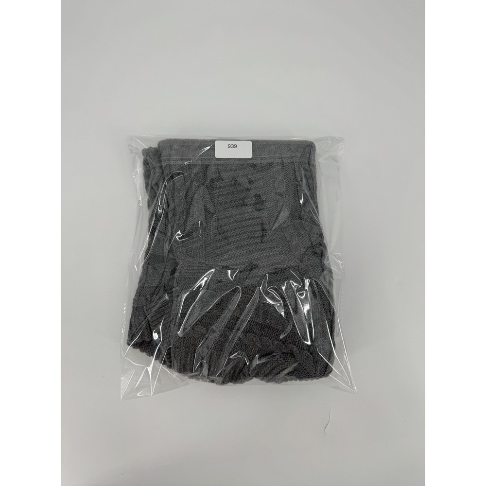 Lulus Sweater Womens XS Gray Cable Knit Turtleneck Cropped Cozy Warm Winter - Picture 12 of 12